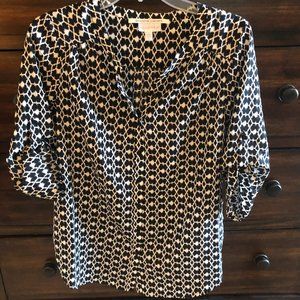 A Pea in the Pod Collective Concepts Maternity Black White Blouse Size Small